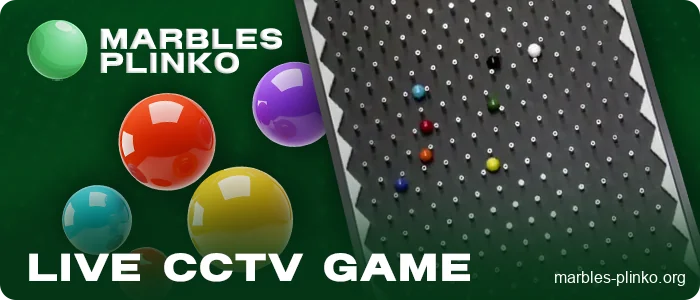 Play live Marbles Plinko for real money